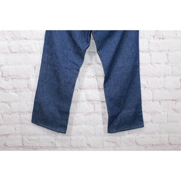 LL Bean Double L Jeans Standard Fit Straight Leg Dark Wash 33x29 - Picture 5 of 10